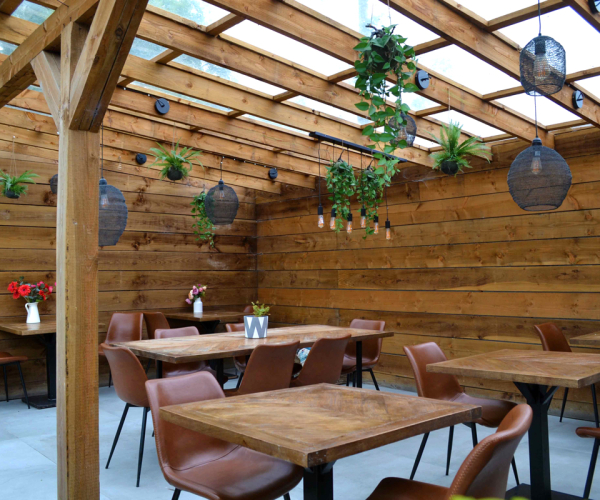 Birdhouse Cafe Covered Porch