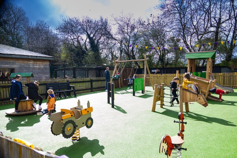 Children Playing at Tiny Tots Playground