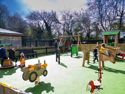 Children Playing at Tiny Tots Playground